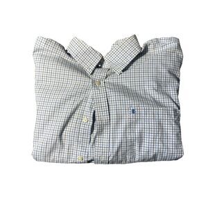 Button Down Shirt By‎ Izod Mens L Large Multicolor